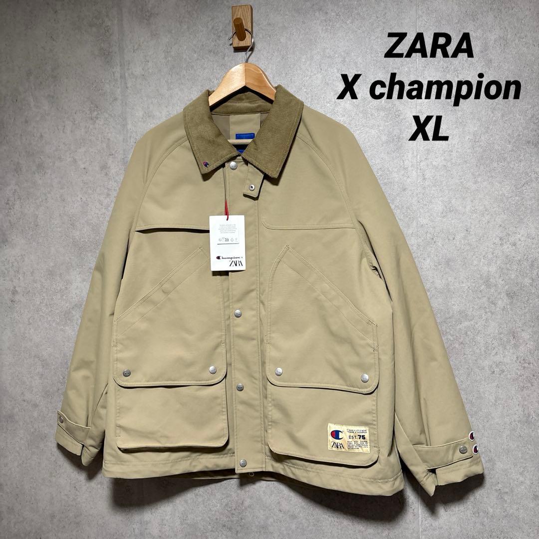 ZARA CHAMPION ® X ZARA パッチポケット付きトレンチコート