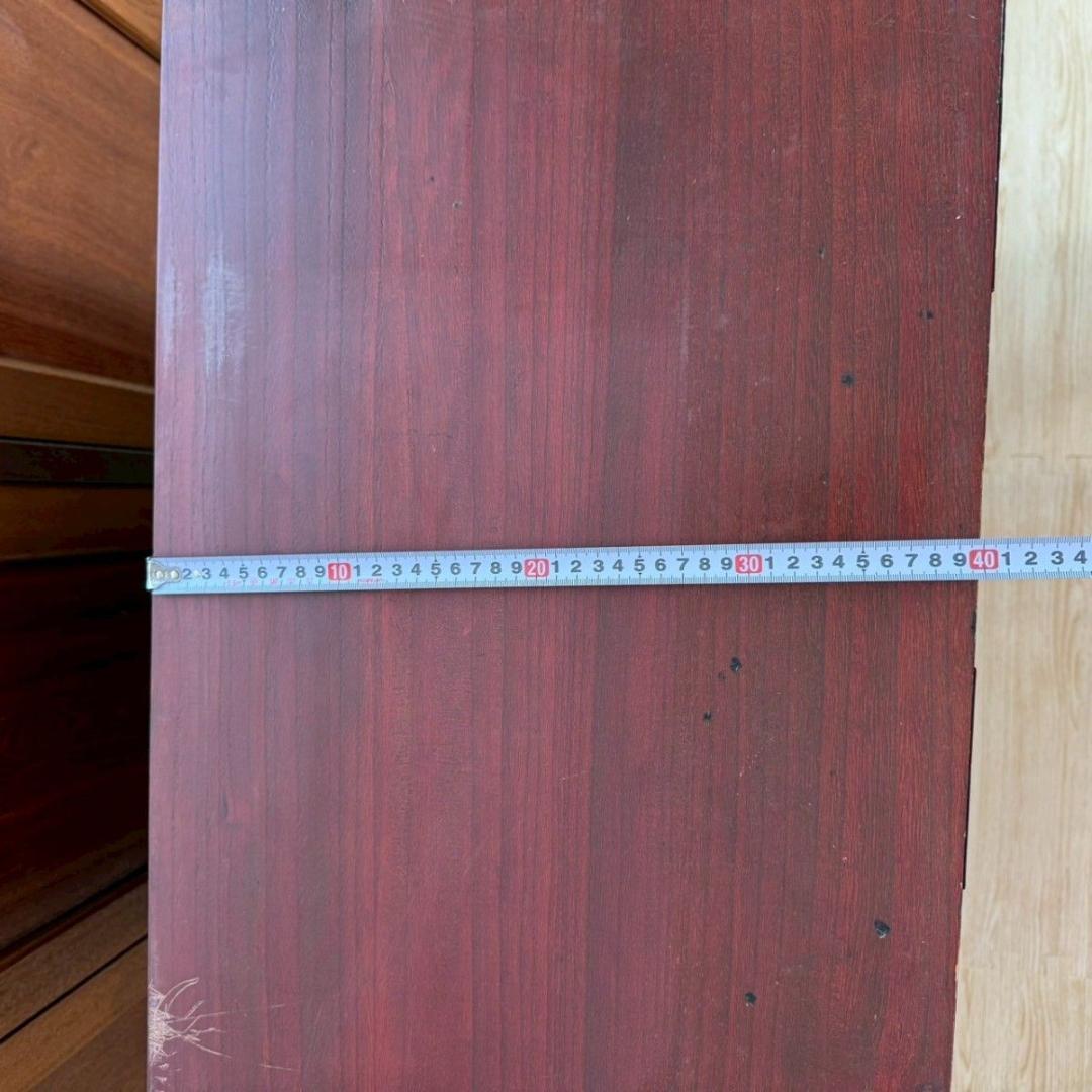 『破格早い者勝ち』民芸家具 欅材 整理箪笥 時代箪笥 3段チェスト 鉄金具 ②