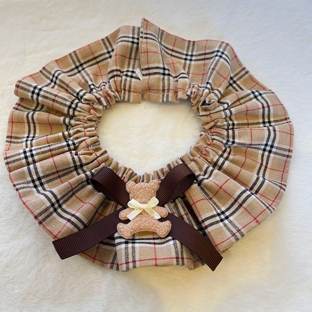 761.わんこビブ　スタイ　つけ襟　ハンドメイド　犬服