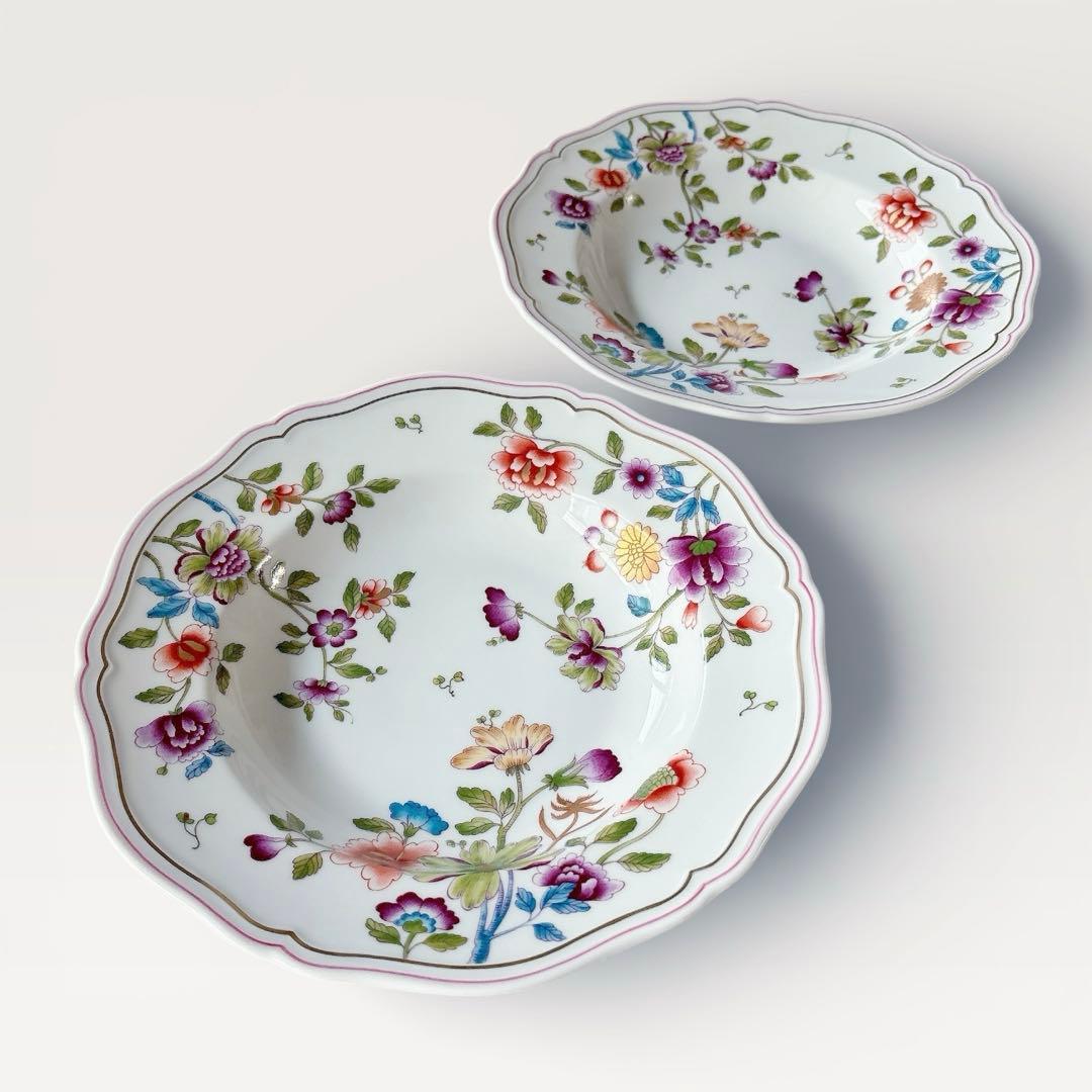 未使用❤️ジノリ❤️グランデューカ❤️深皿　スープ皿　パスタ皿　24センチ　ペア