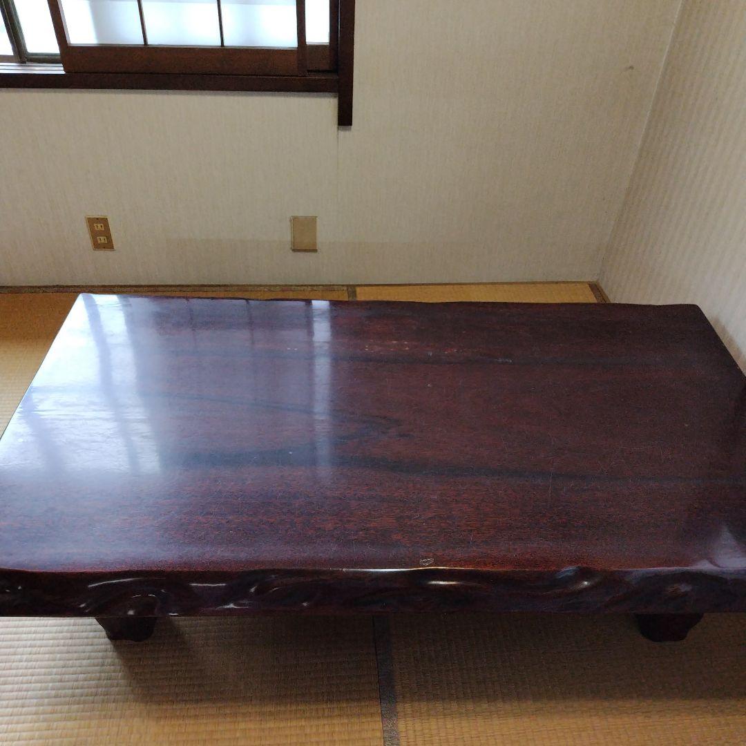 一枚板テーブル　和家具　店舗什器　旅館居酒屋　　 ローテーブル 座卓 和室