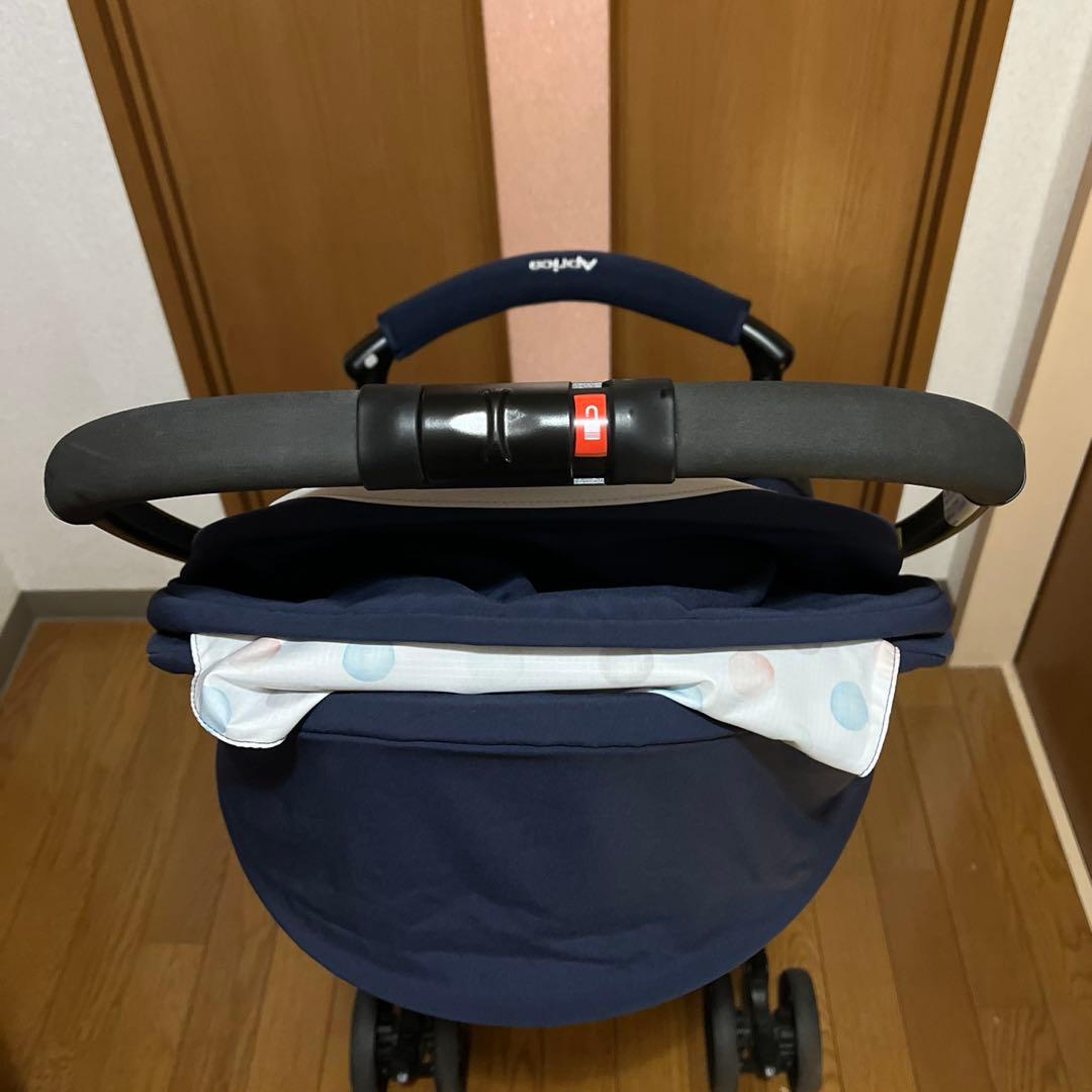アップリカ カルーンエアー カルーン ベビーカー A型 軽量 ドット ネイビー