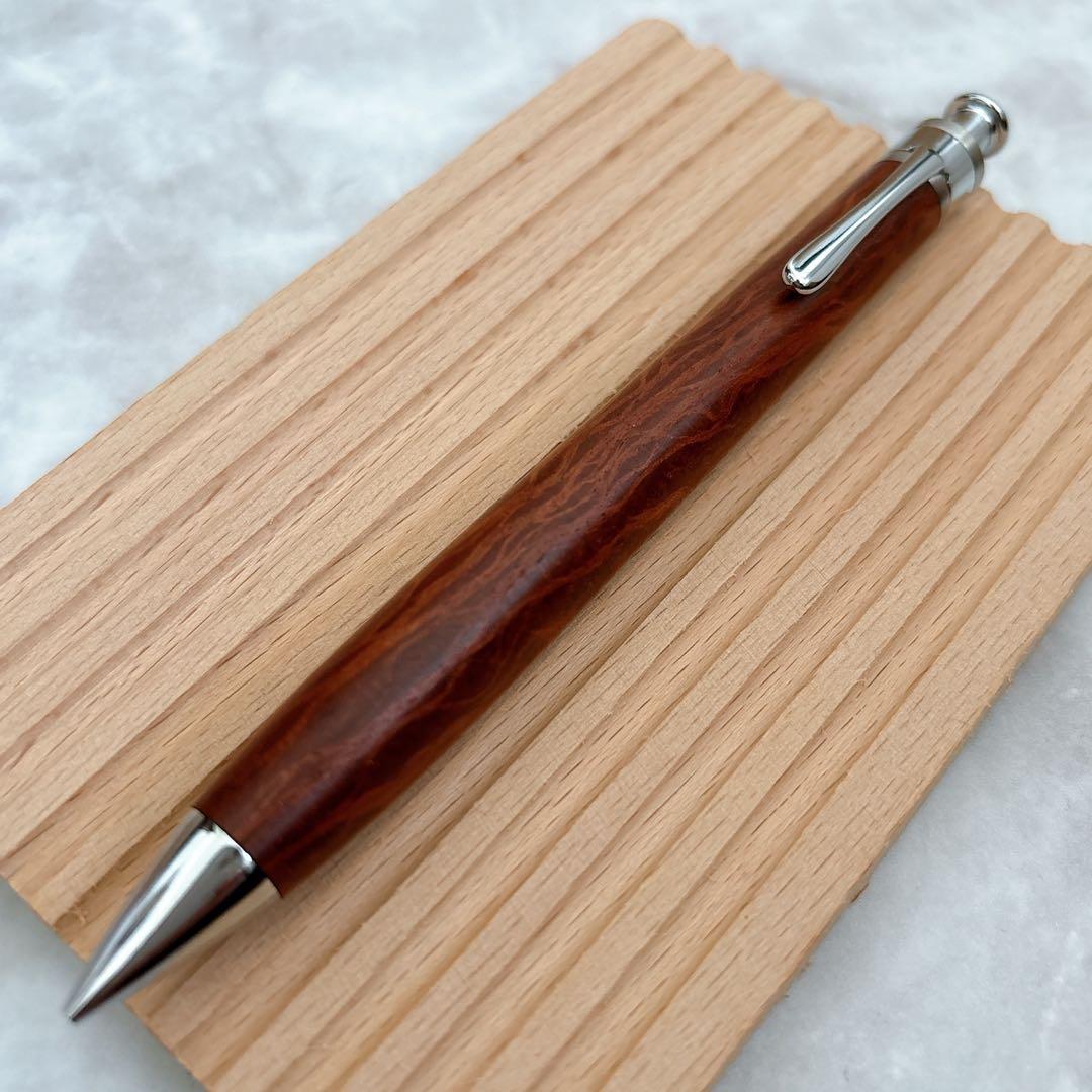 【24時間以内発送】工房楔 レースシーオーク 真鍮パイプ シャープペンシル