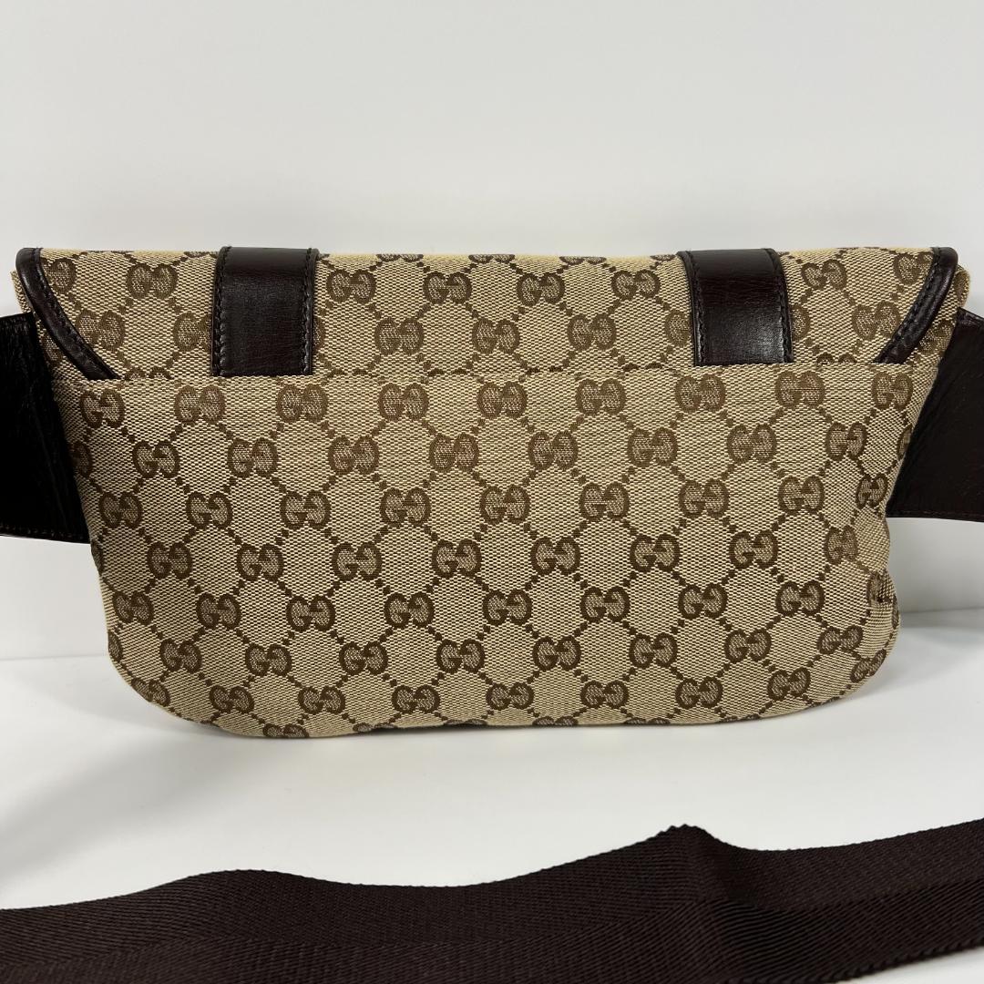 グッチ 145851 ウエストバッグ GG キャンバス ベージュ MBZ067