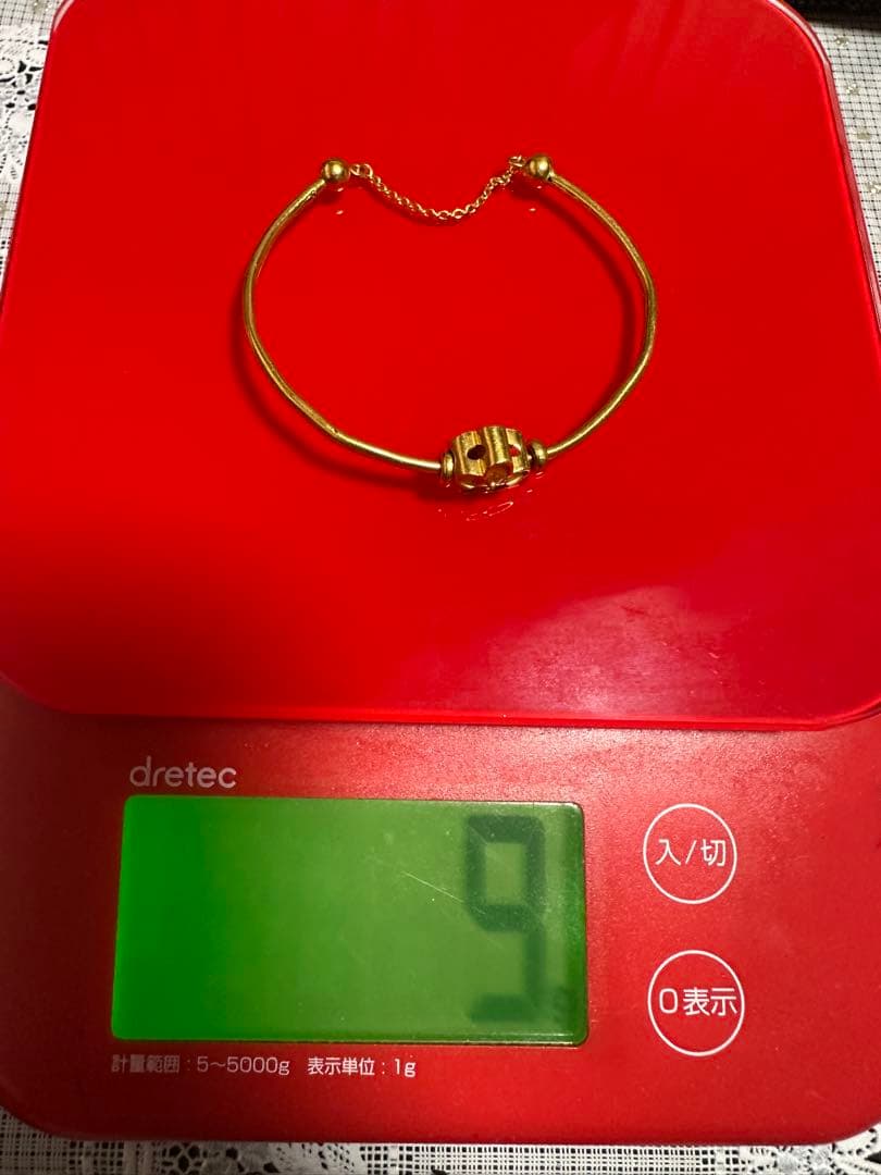 24K純金ブレスレット