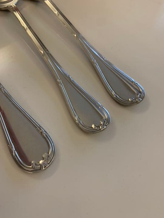 値下げ　クリストフル　リュバン　サービングスプーン　フォーク　レードル