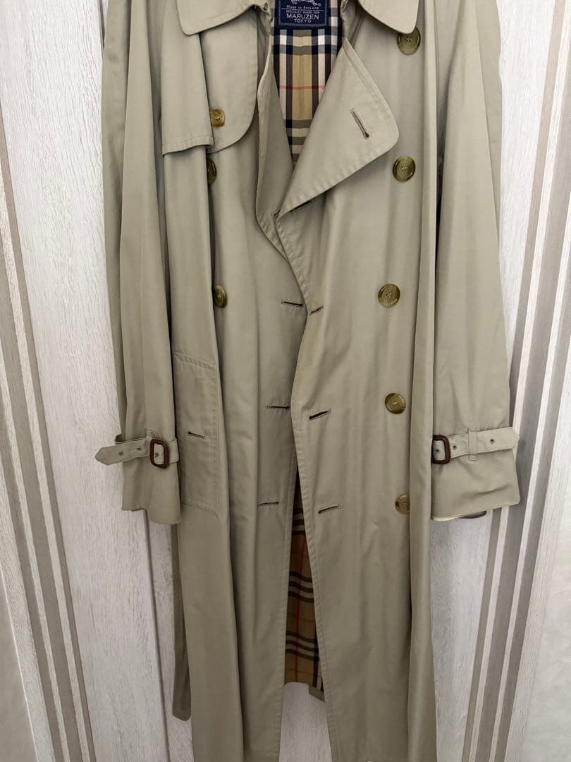 80's 丸善別注 バーバリー トレンチコート 英国製