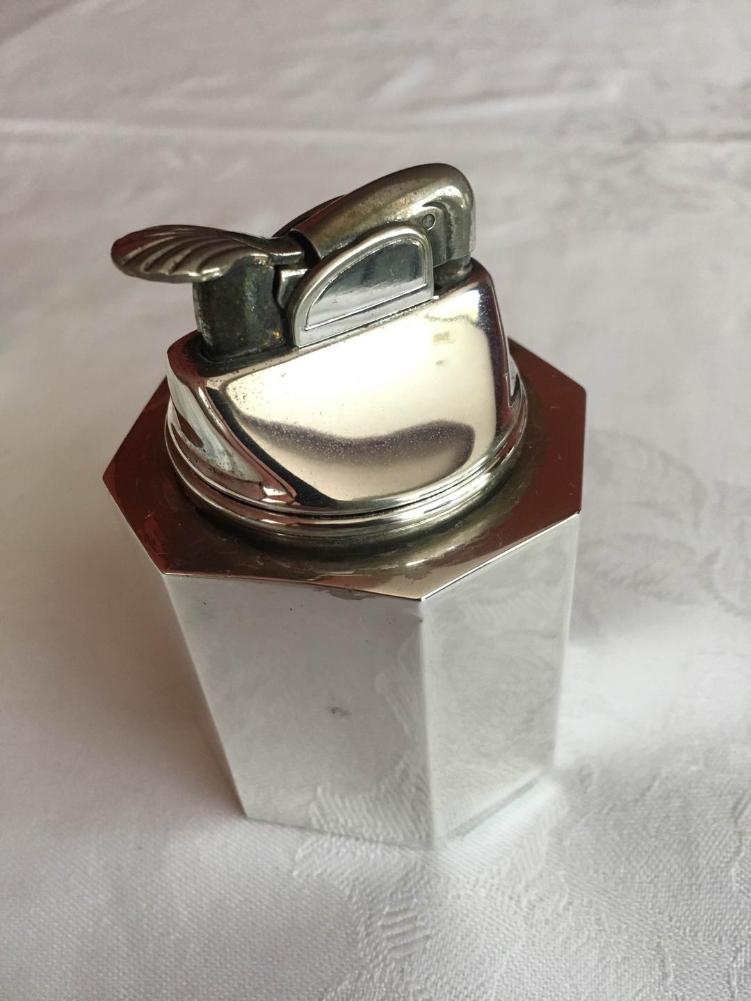 EVANS Tiffany 卓上オイルライター アンティーク