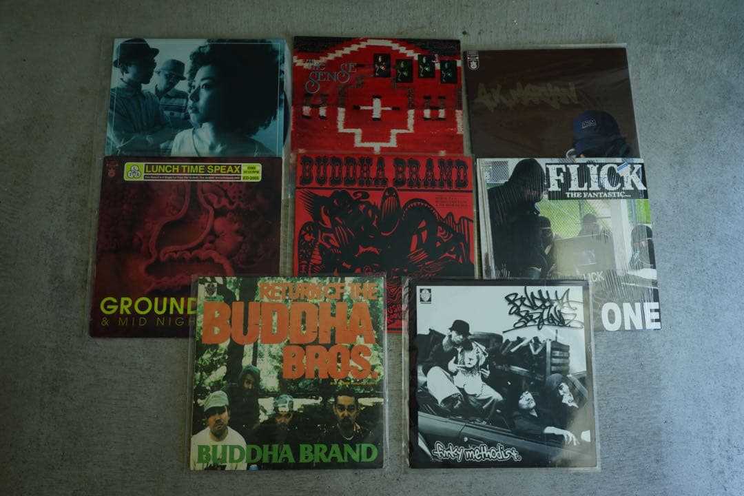 8枚セット　Buddha Brand DEV LARGE レコードコレクション