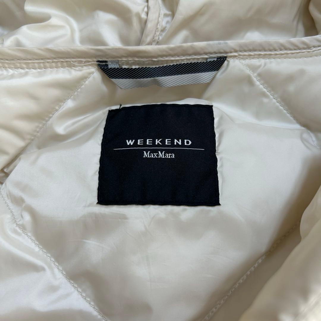 【みかりん】美品WEEKEND MaxMara フード付きダウンベスト