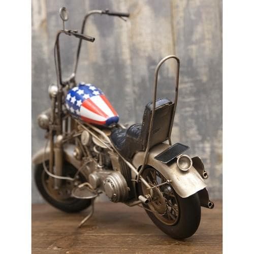 ブリキ バイク 大人 アメリカンバイク 置物 ビンテージバイク インテリア雑貨