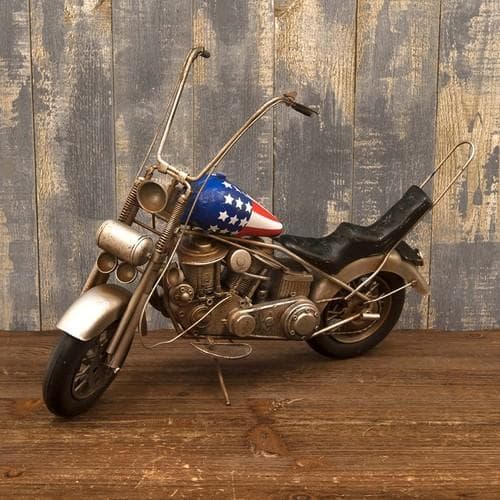 ブリキ バイク 大人 アメリカンバイク 置物 ビンテージバイク インテリア雑貨