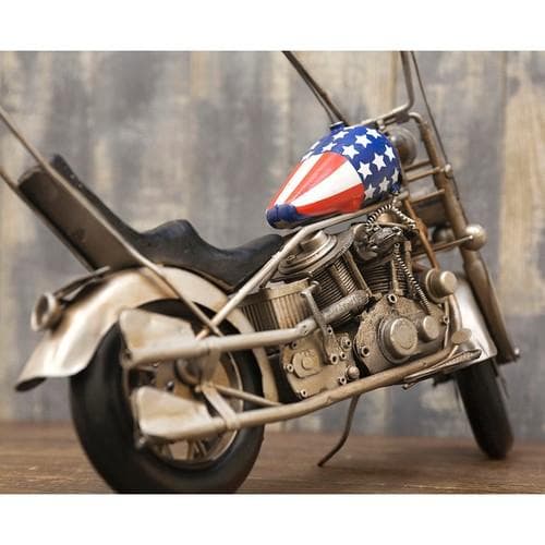 ブリキ バイク 大人 アメリカンバイク 置物 ビンテージバイク インテリア雑貨