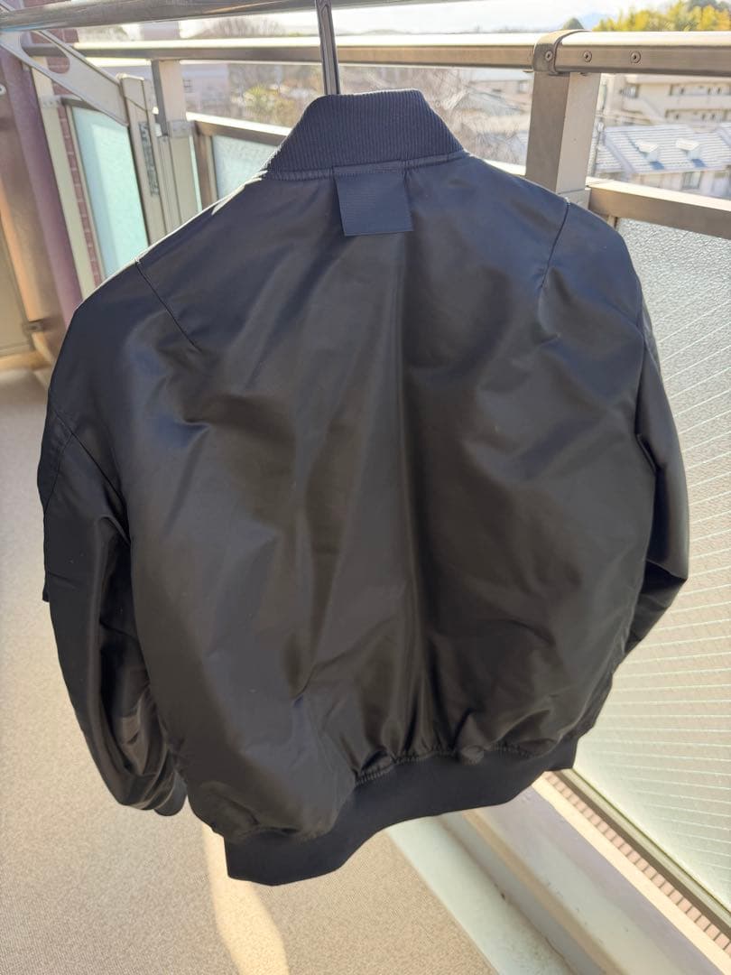 UNIQLO +J MA-1 フライトジャケット 黒 M