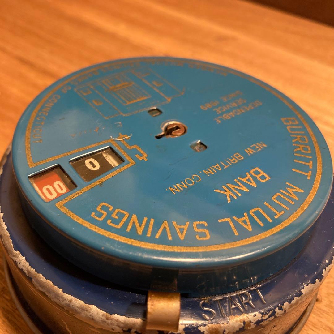 US仕入れ ビンテージ バンク 貯金箱 金庫 add アドバタイジング3