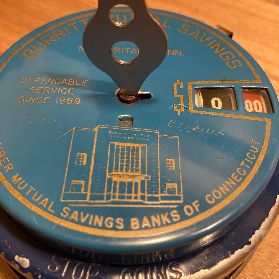 US仕入れ ビンテージ バンク 貯金箱 金庫 add アドバタイジング3