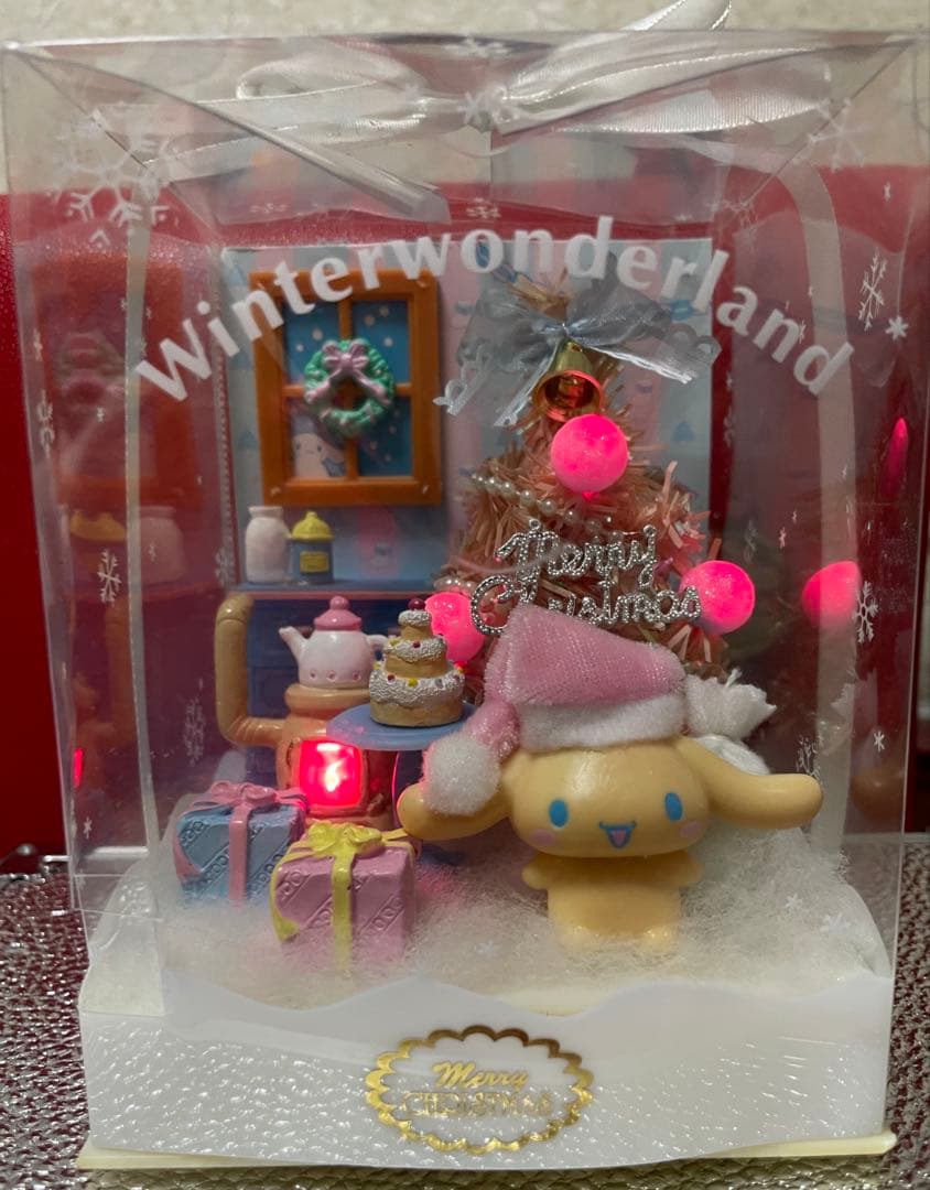 シナモロール　ジオラマ　ミニツリーセット