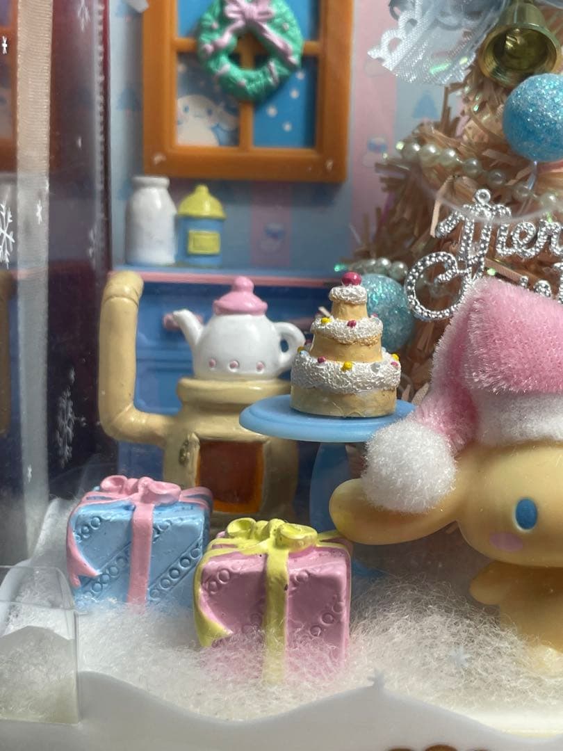 シナモロール　ジオラマ　ミニツリーセット