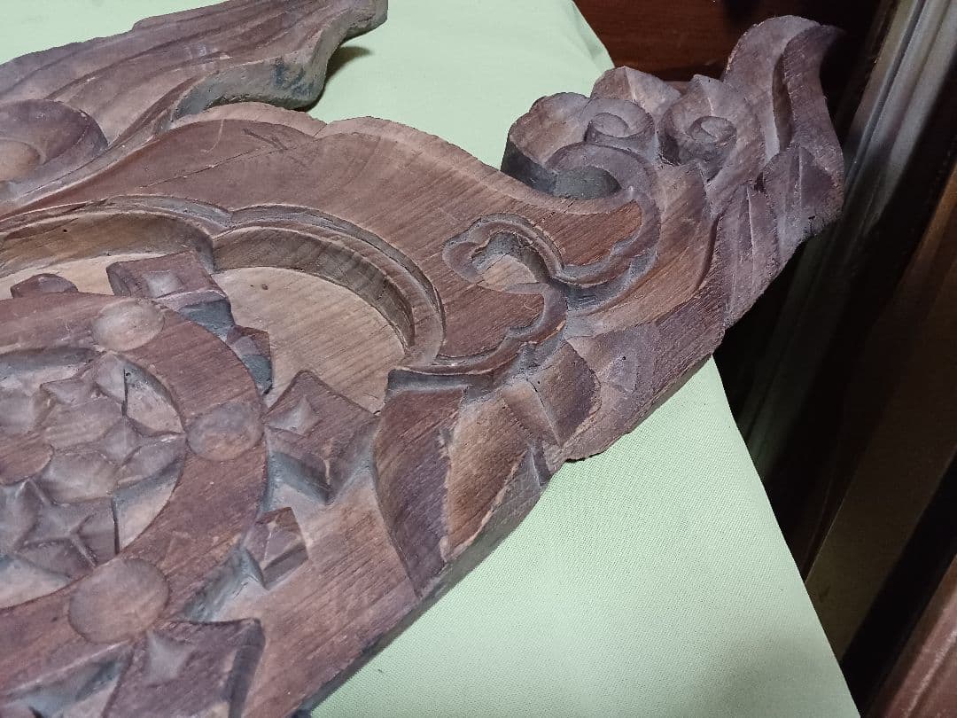 我苑　嘉永元年奉納　「懸魚」 彫刻　仏教美術寺院装飾　「火伏せ」「魔除け」