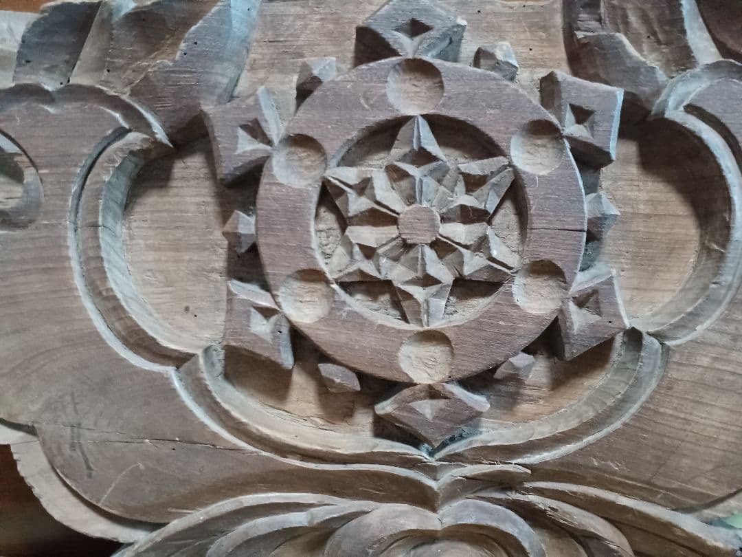 我苑　嘉永元年奉納　「懸魚」 彫刻　仏教美術寺院装飾　「火伏せ」「魔除け」