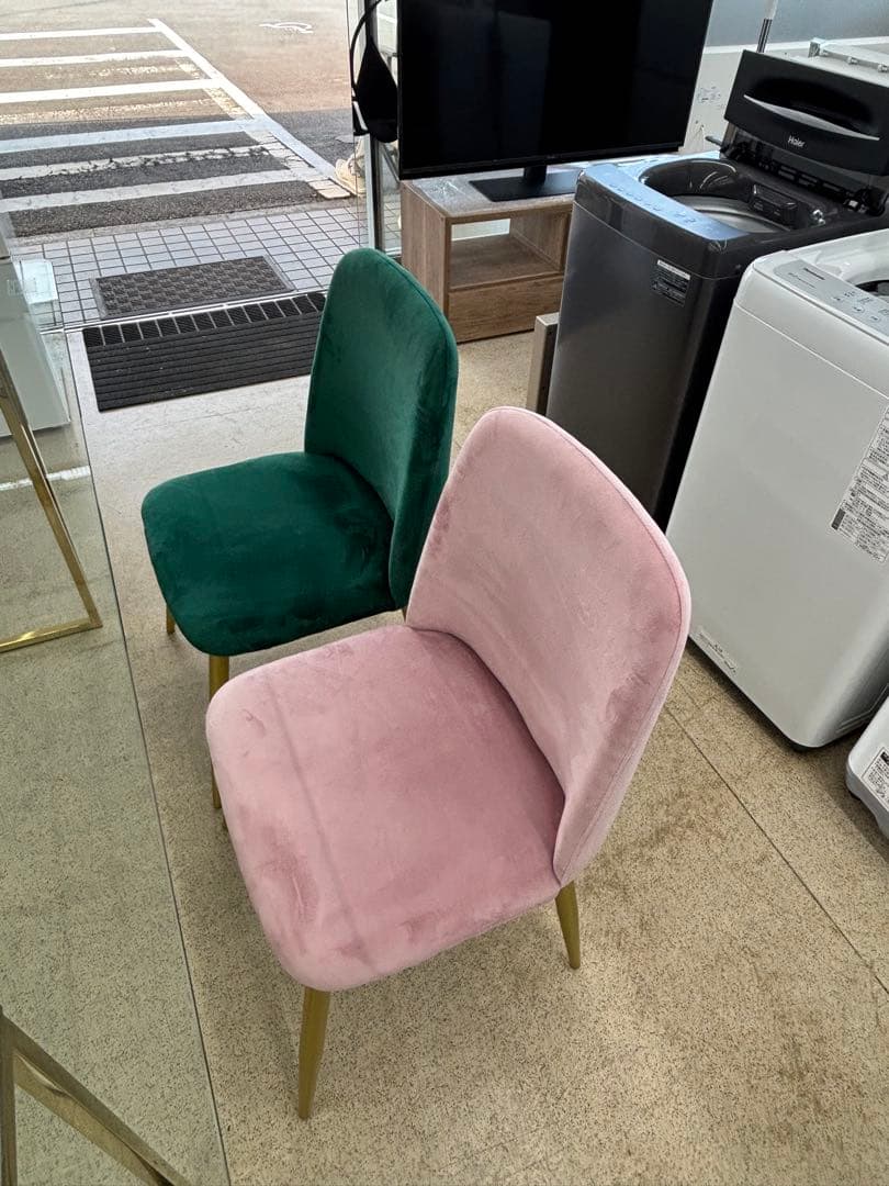 フランフラン Francfranc フェリシテ クリアガラスダイニング5点セット