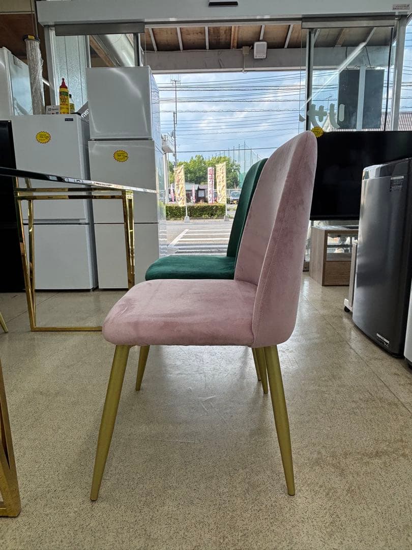 フランフラン Francfranc フェリシテ クリアガラスダイニング5点セット