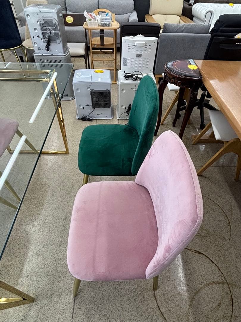 フランフラン Francfranc フェリシテ クリアガラスダイニング5点セット