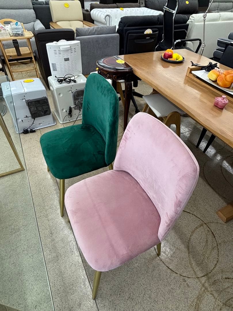 フランフラン Francfranc フェリシテ クリアガラスダイニング5点セット