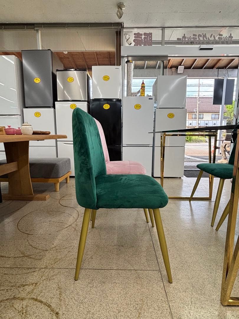 フランフラン Francfranc フェリシテ クリアガラスダイニング5点セット