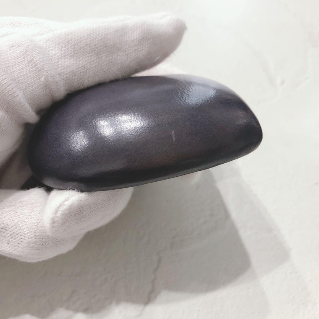 ☆未使用☆GANZO ケース マエストロ ダークグレー レザー コンパクト