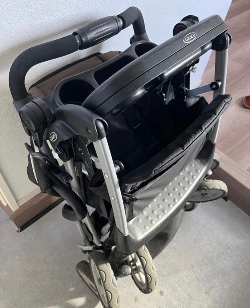 GRACO グレコ RoomFor2 ルームフォーツー 2人乗りベビーカー 黒