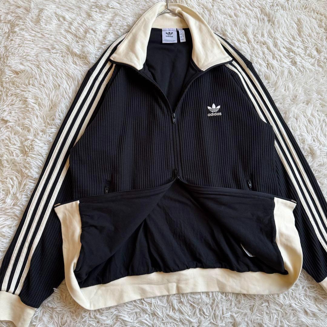 【韓国限定✨️】adidas トラックジャケット ワッフル ベッケンバウアー 黒