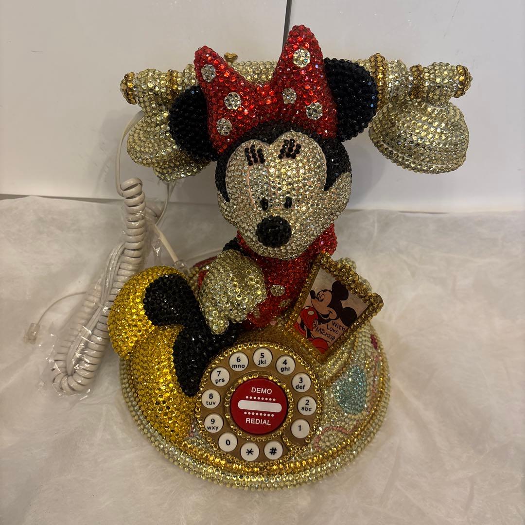 ミニーキャラクター電話 ミニー　受話器