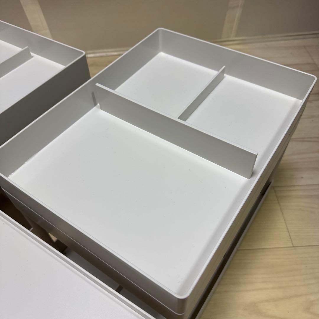 【無印良品】ABS樹脂 脚付トレー（4つセット）