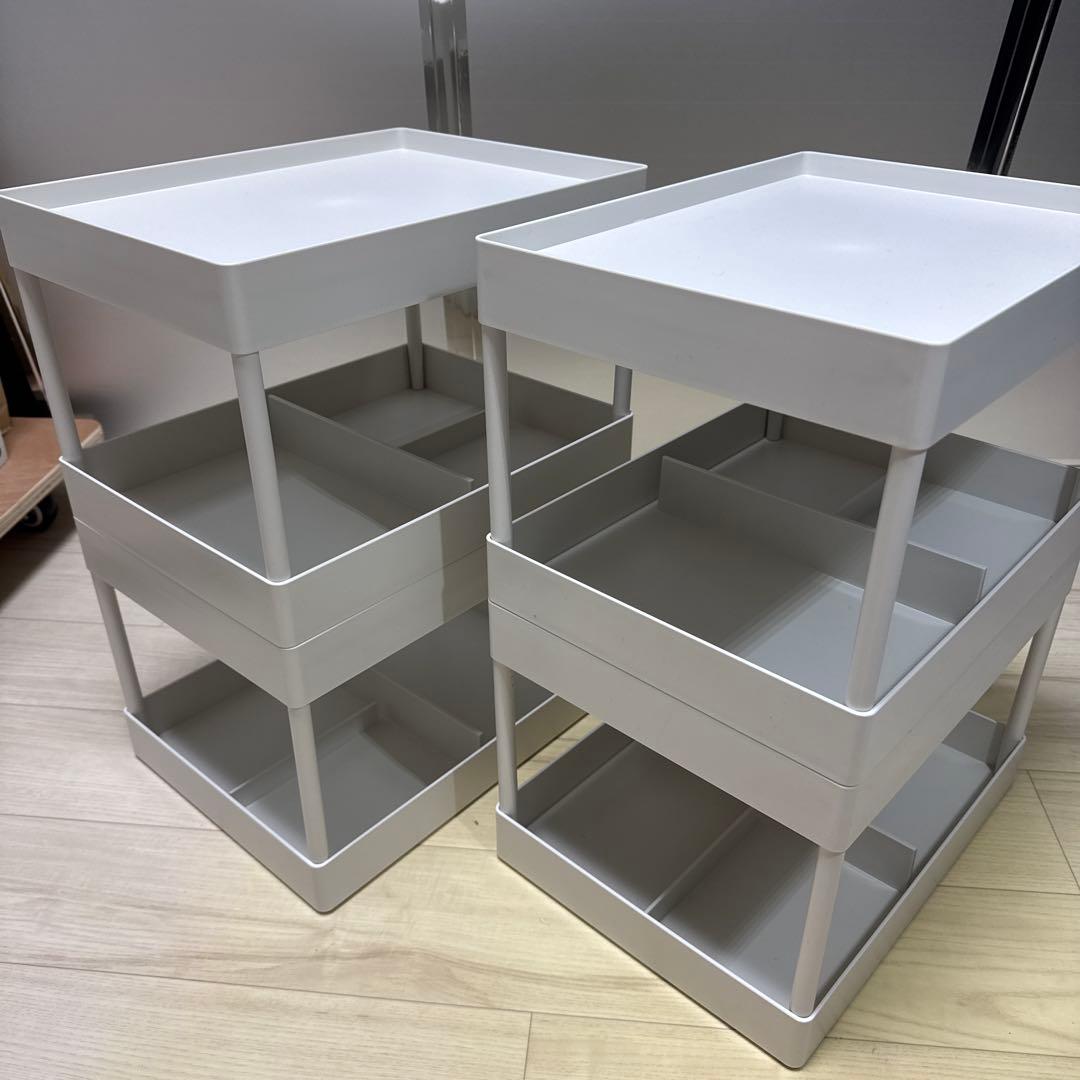 【無印良品】ABS樹脂 脚付トレー（4つセット）