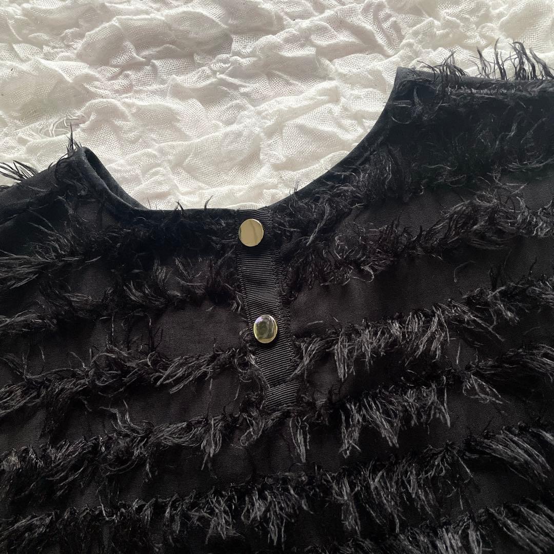 Gypsohila ジプソフィア Feather Tee 半袖 トップス 黒