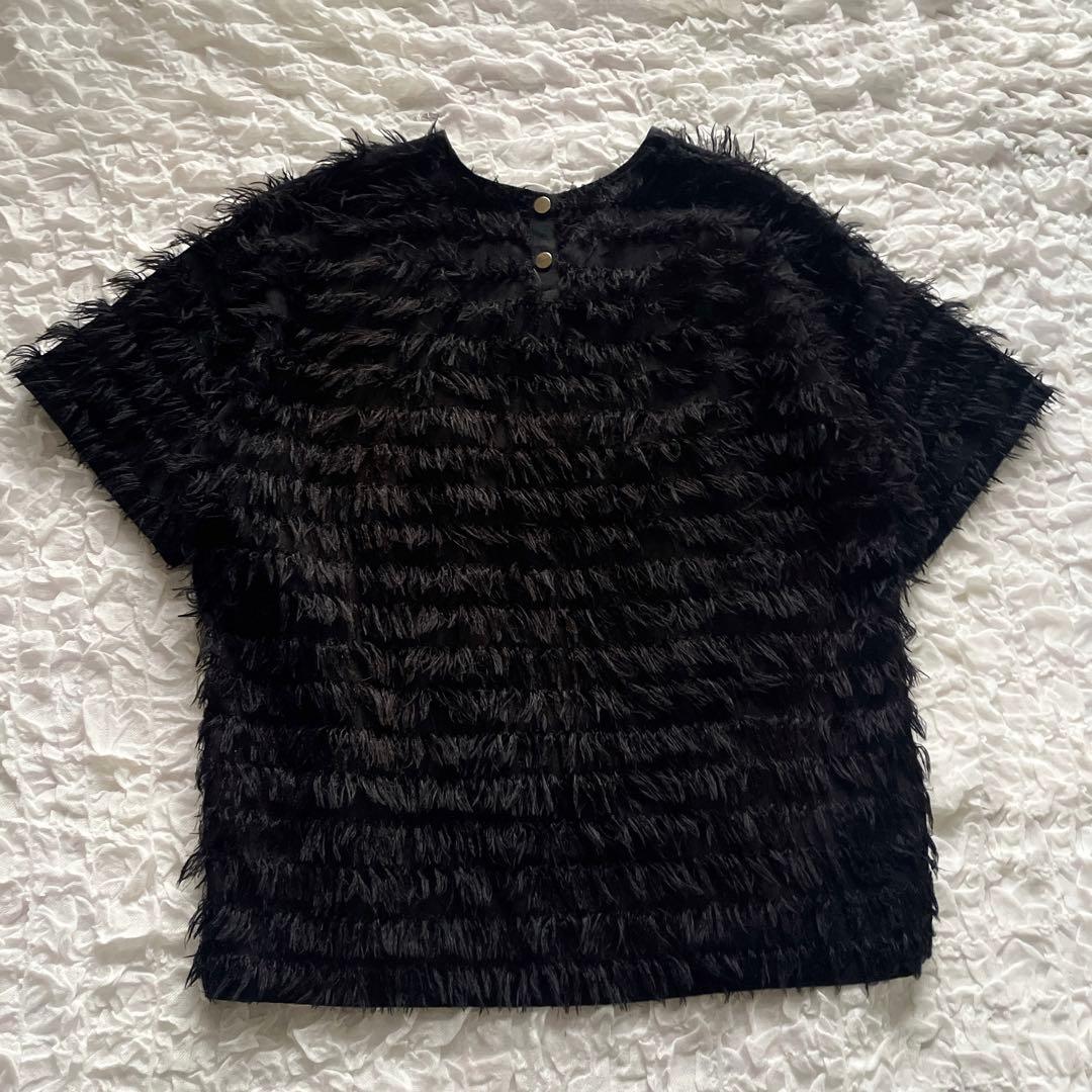 Gypsohila ジプソフィア Feather Tee 半袖 トップス 黒