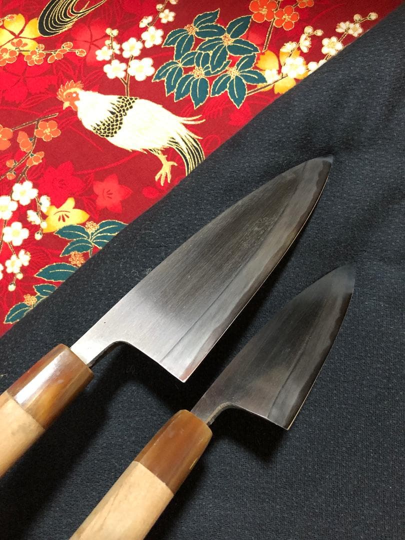 【研ぎ済み】玉白鋼・水牛口　正本　出刃包丁　柳刃包丁　刺身包丁　和包丁　釣り