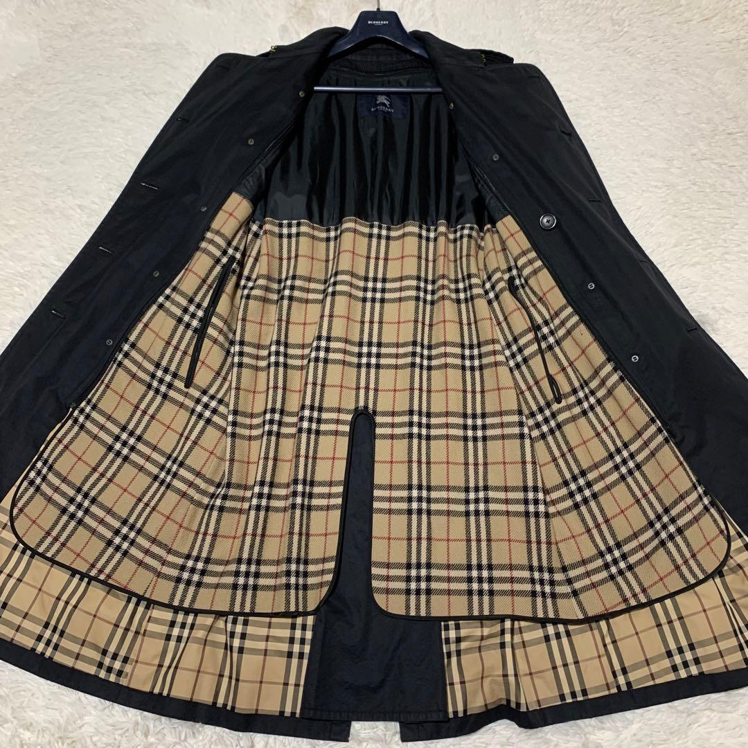 美品　バーバリーロンドン　トレンチ　カシミヤ混　ベルト　大きいサイズ