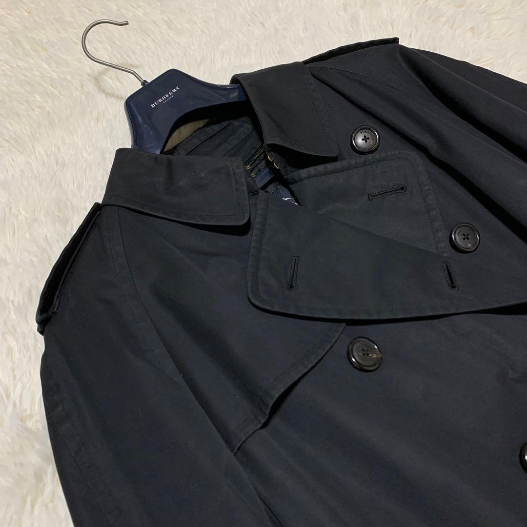 美品　バーバリーロンドン　トレンチ　カシミヤ混　ベルト　大きいサイズ