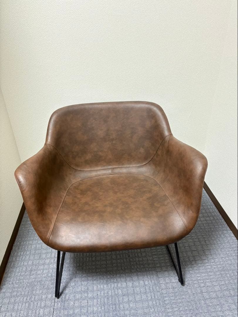a.depeche(アデペシュ) パニッシュ　ラウンジチェア　ブラウン　椅子　2