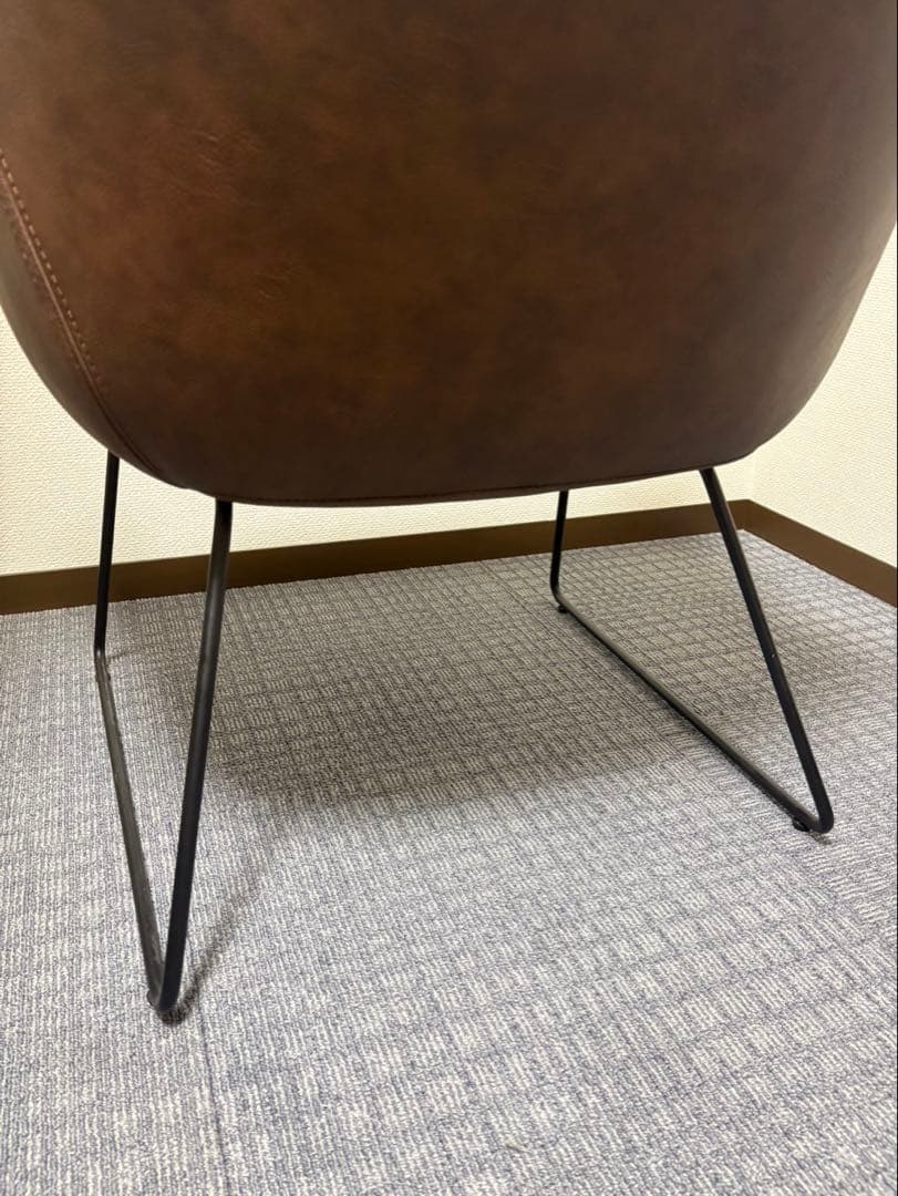 a.depeche(アデペシュ) パニッシュ　ラウンジチェア　ブラウン　椅子　2