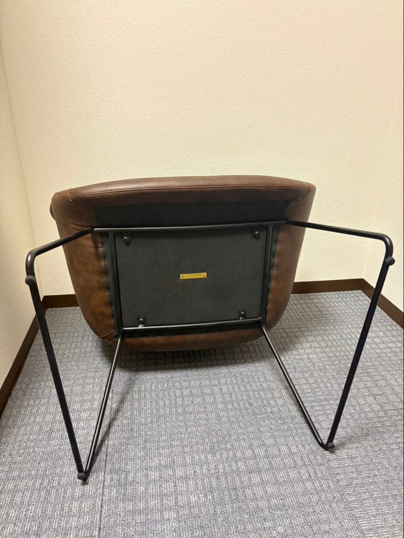 a.depeche(アデペシュ) パニッシュ　ラウンジチェア　ブラウン　椅子　2