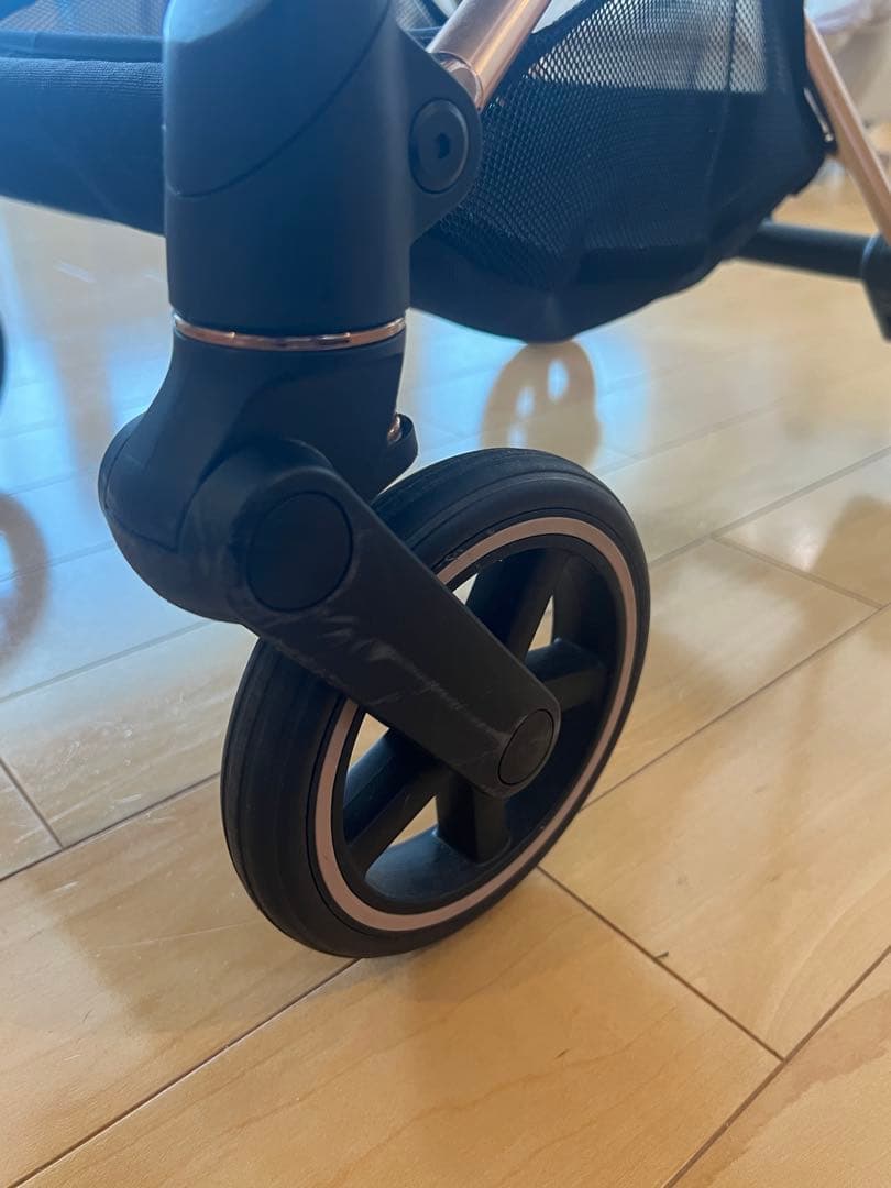 【こーが】CYBEXベビーカーミオス　ローズゴールド✕マンハッタングレー