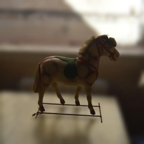 フランスアンティーク馬のオブジェ　西洋民藝　ジャンク品