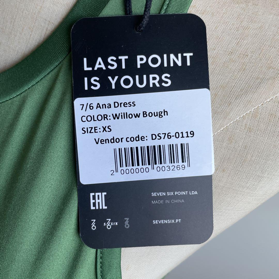 日本初上陸　セブンシックス　テニスウェア　ワンピース　グリーン　M