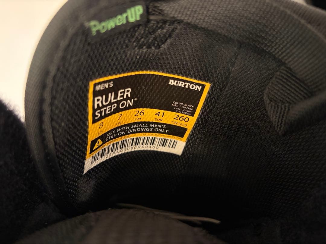 バートン Step On ルーラー メンズ ブーツ US8 (26cm)