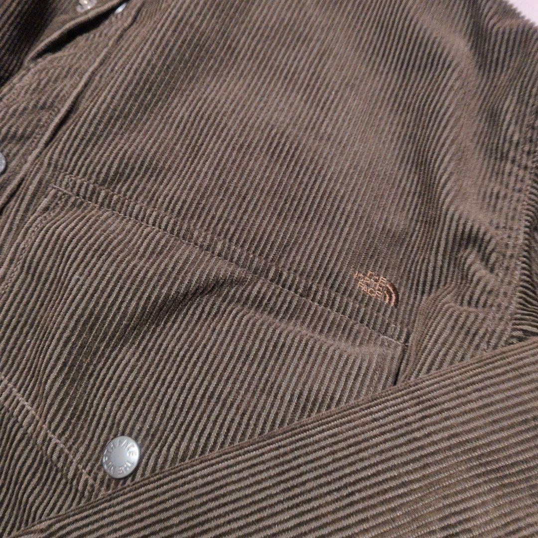 ノースフェイスパープルレーベル　コーデュロイインサレーションシャツジャケット