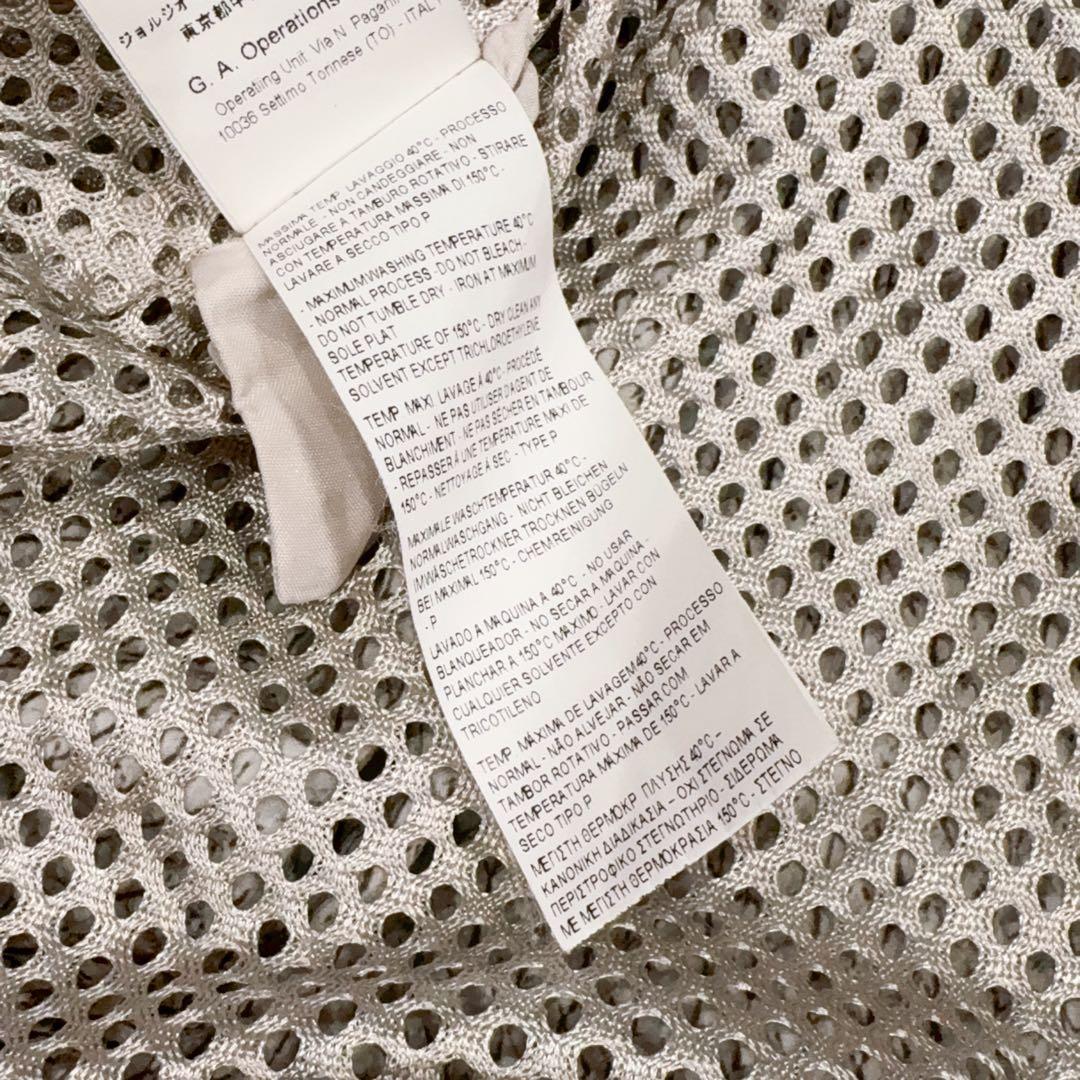 極美品 ARMANI COLLEZIONI ベージュ系 ジャケット ヘビ柄 L