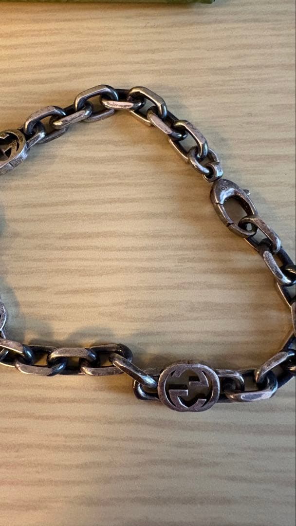 GUCCI インターロッキング　ブレスレット 19号